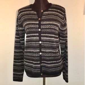 HP 🤩 TALBOTS Embellished Cashmere Blend Cardigan